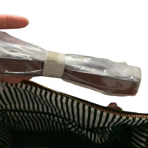 BURGUNDY satchel with crossbody strap, nwt - Picture 8 of 8